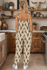 Baha Ranch Vintage Cowgirl Relaxed Fit Overalls Jumpsuit - Baha Ranch Western Wear - Flyclothing LLC