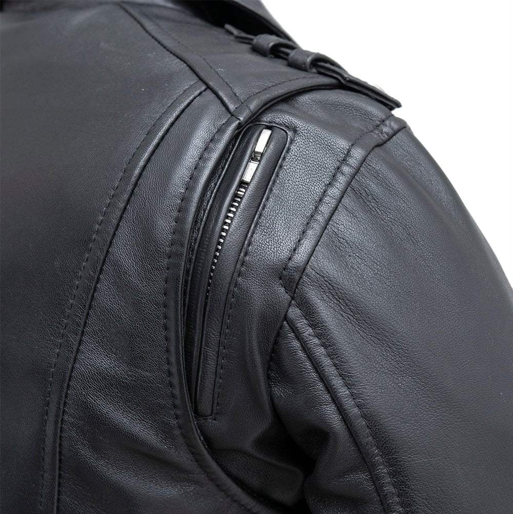 Bloom - Women's Motorcycle Leather Jacket - First Manufacturing Company - Flyclothing LLC