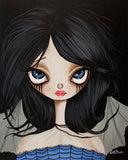 Black Market Art Company Blu Shirt Print