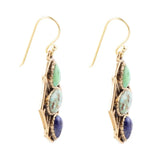Blue Hues Multi Stone Earring - Barse Jewelry - Flyclothing LLC