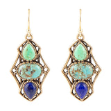 Blue Hues Multi Stone Earring