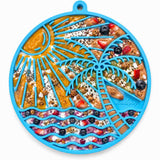 Sun n' Sea eMat - Enrichment Lick Mat For Dogs and Cats - With Suction Cups - Beach Design | USA Made - SodaPup/True Dogs, LLC - Flyclothing LLC