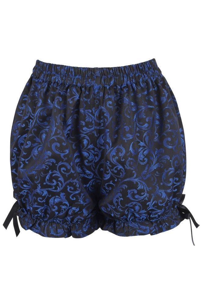 Daisy Corsets Blue/Black Brocade Bloomers - Daisy Corsets
