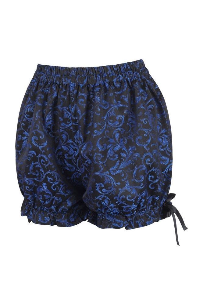 Daisy Corsets Blue/Black Brocade Bloomers - Daisy Corsets