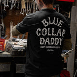 Blue Collar Daddy Men's T-Shirt - DIRTY COWBOY USA - Flyclothing LLC