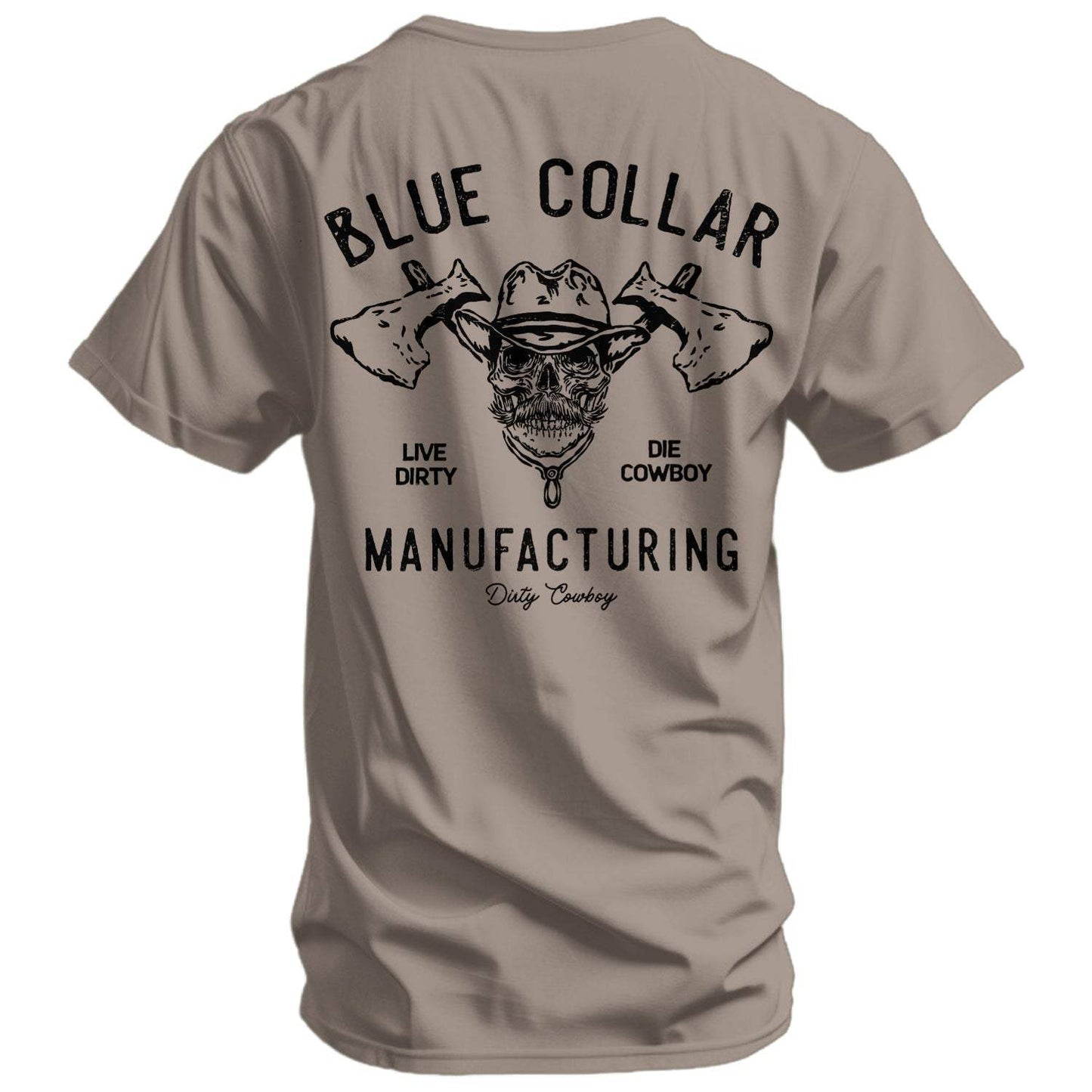 Blue Collar Hatchet Men's T-Shirt - DIRTY COWBOY USA - Flyclothing LLC