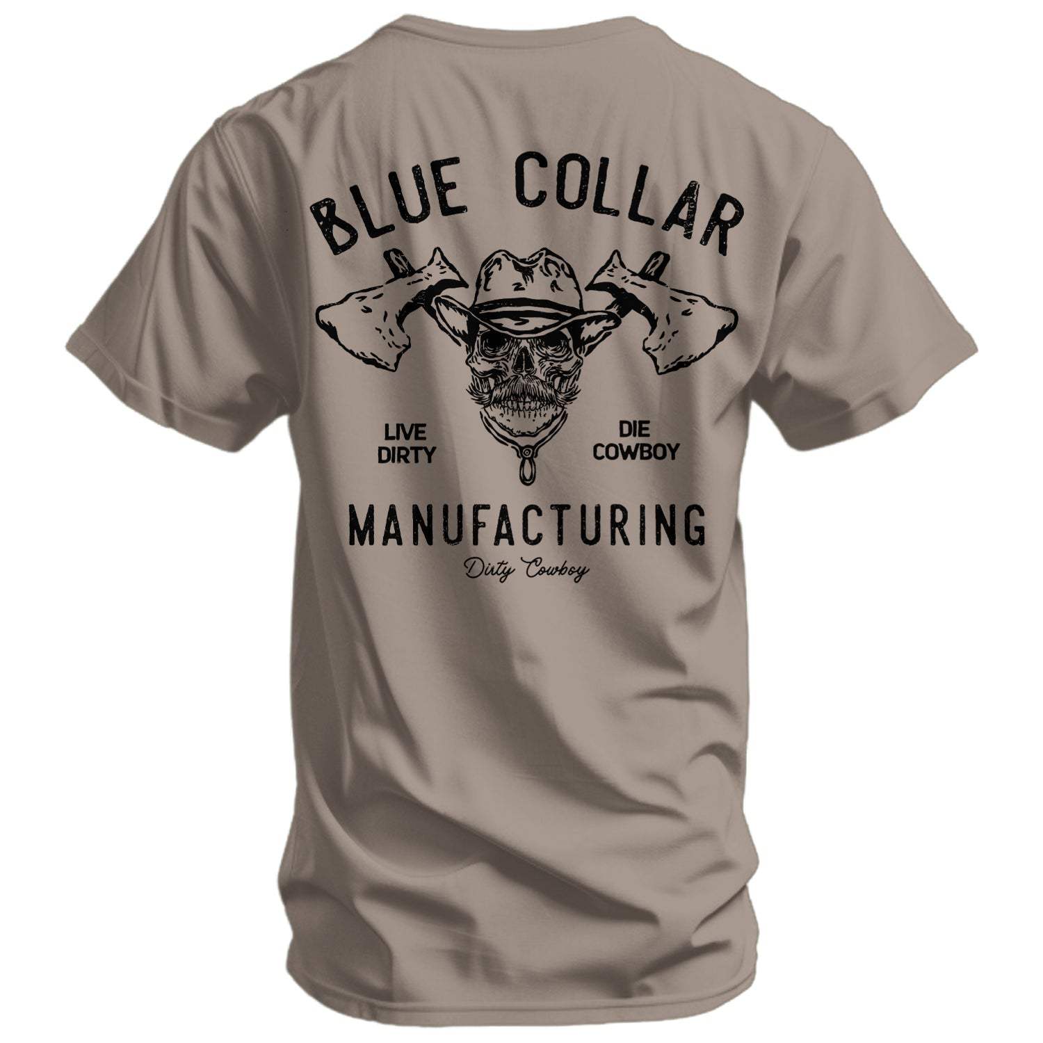 Blue Collar Hatchet Men's T-Shirt - DIRTY COWBOY USA - Flyclothing LLC