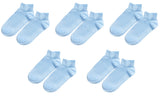 tittimitti® 98% ORGANIC COTTON Kid's Ankle Socks (5-pack). Ages 5 Through 12. - tittimitti - Flyclothing LLC