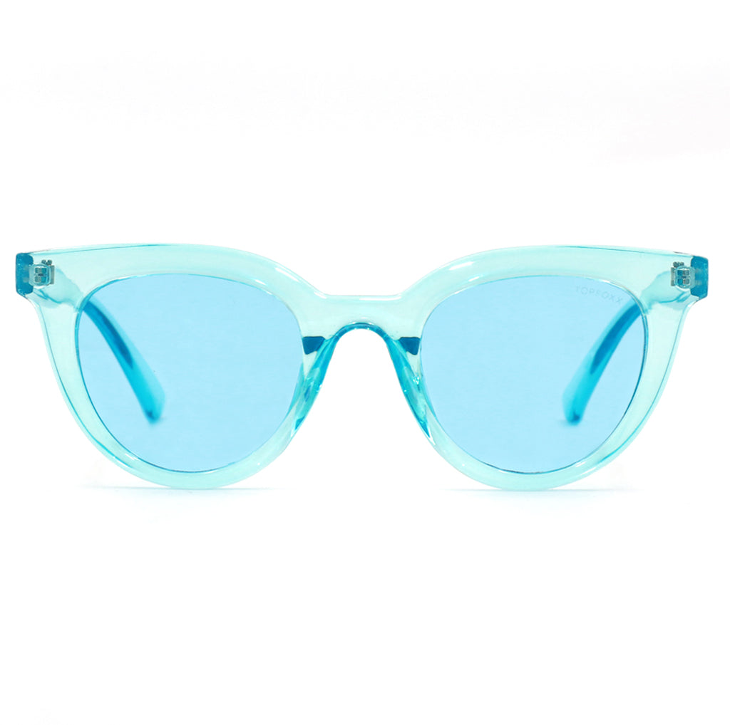 Brittany - Coral Blue - TopFoxx - Flyclothing LLC
