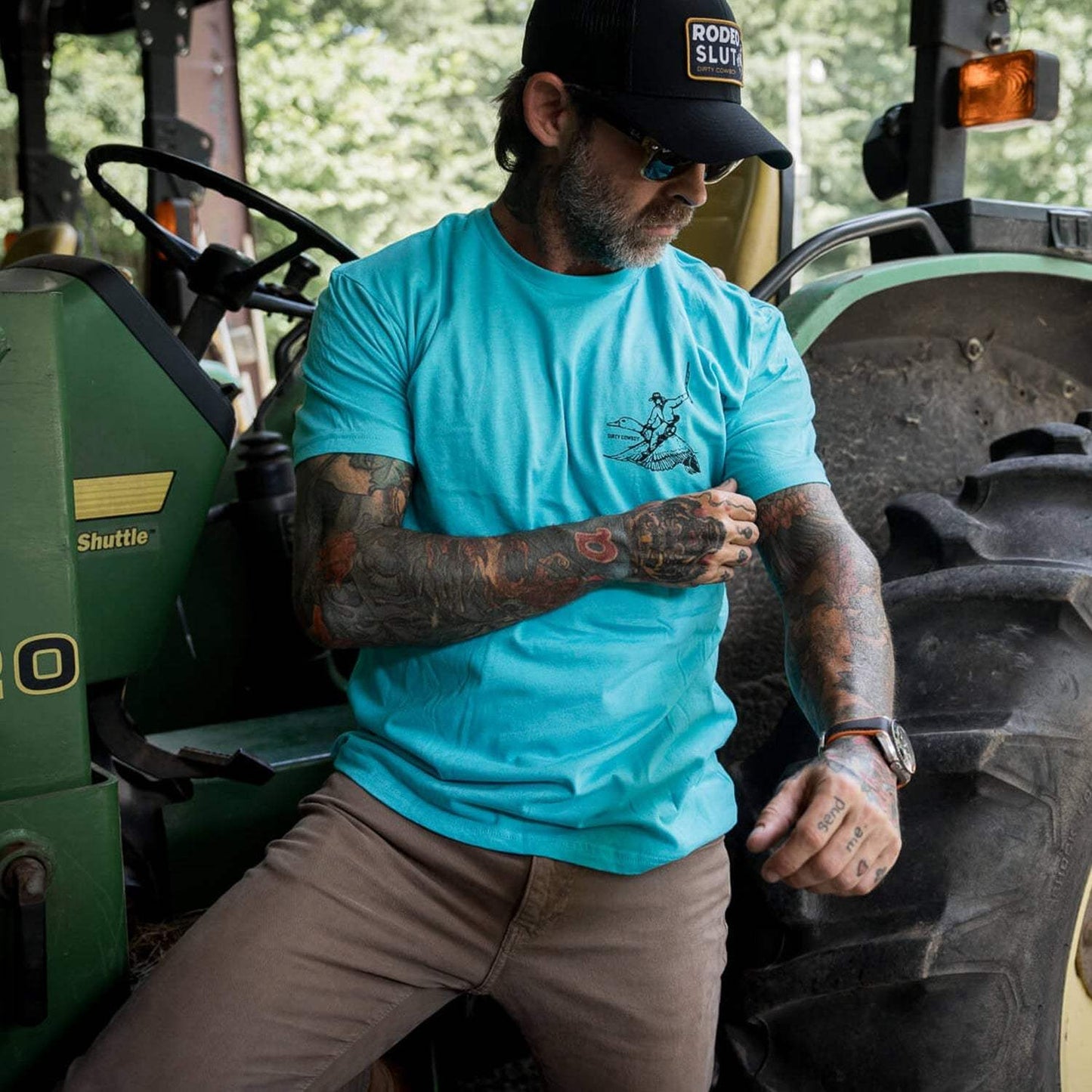 Live Dirty. Die Cowboy Men's T-Shirt - DIRTY COWBOY USA - Flyclothing LLC