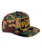 Black Market Art Company Black Market Snap Back Camo Hat Print