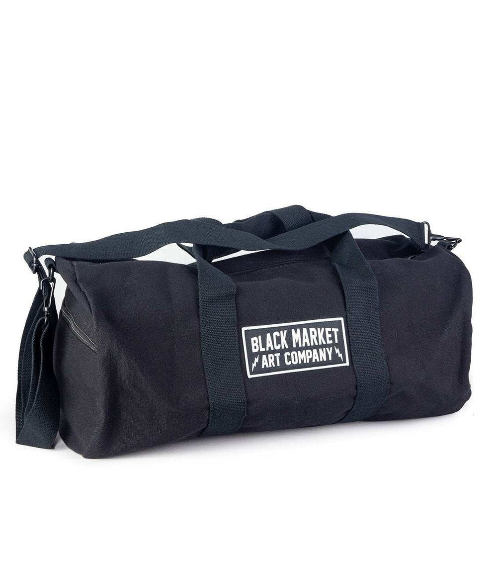 Black Market Art Company Electric Small Canvas Duffle Bag Print - Black Market Art Company - Flyclothing LLC