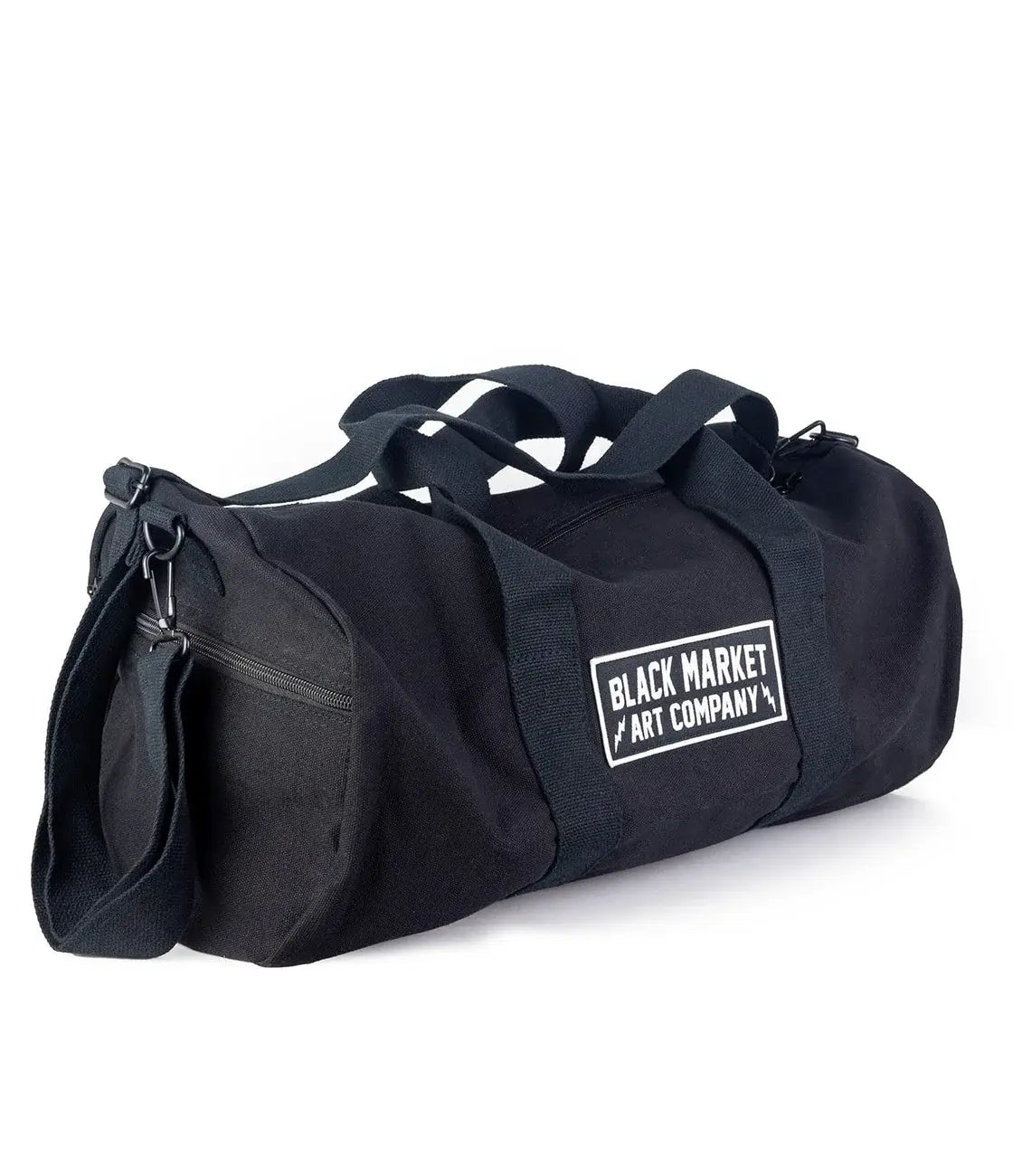 Black Market Art Company Electric Small Canvas Duffle Bag Print - Black Market Art Company - Flyclothing LLC
