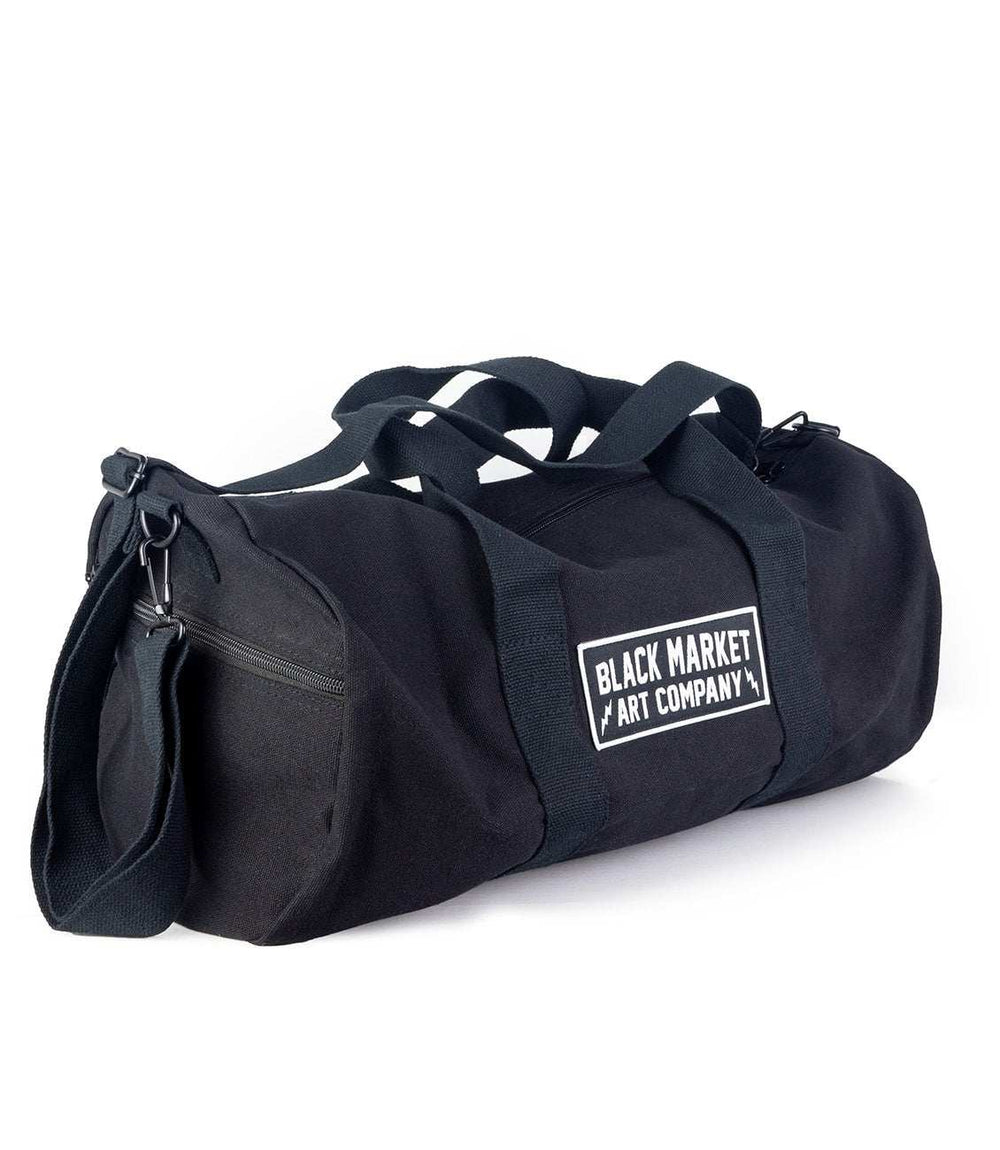 Black Market Art Company Electric Small Canvas Duffle Bag Print - Black Market Art Company - Flyclothing LLC