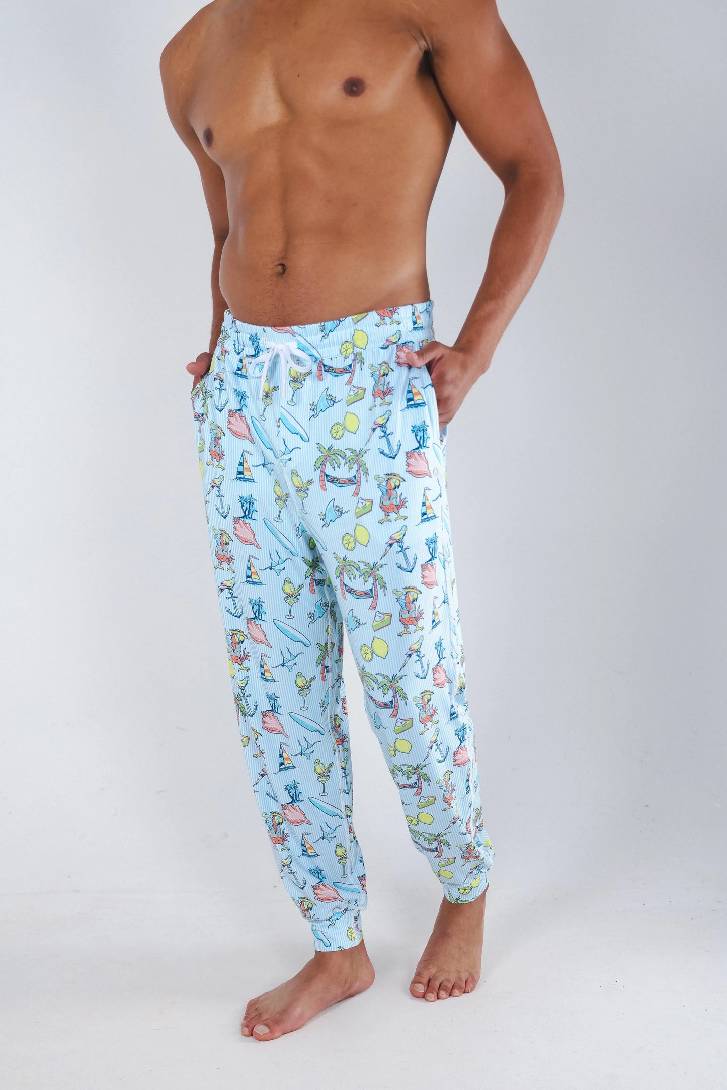 The Boat Drinks | Shinesty x Margaritaville® SleepDeep™ Men’s Pajama Joggers - Shinesty - Flyclothing LLC