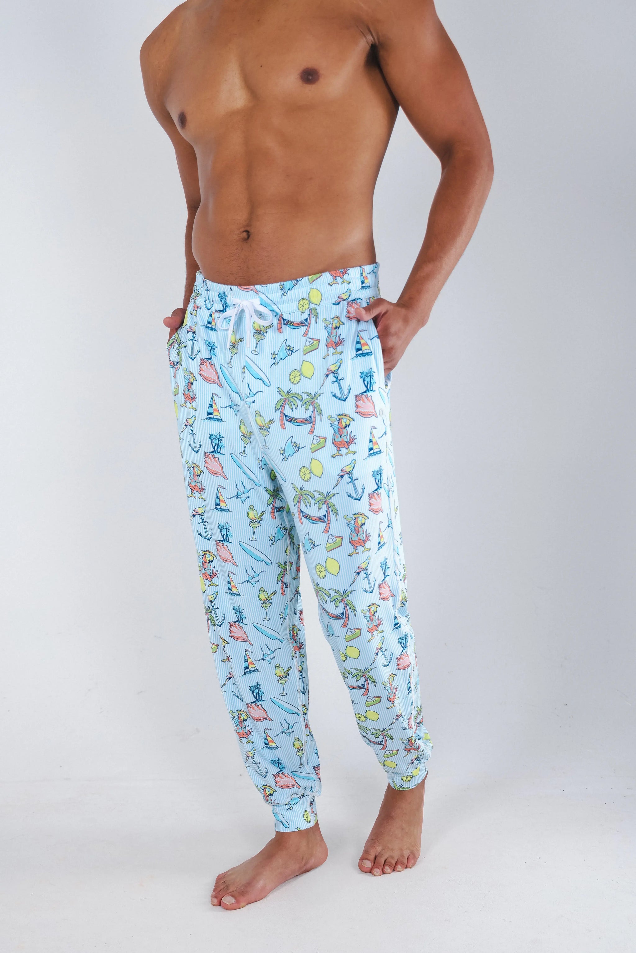 The Boat Drinks | Shinesty x Margaritaville® SleepDeep™ Men’s Pajama Joggers - Shinesty - Flyclothing LLC