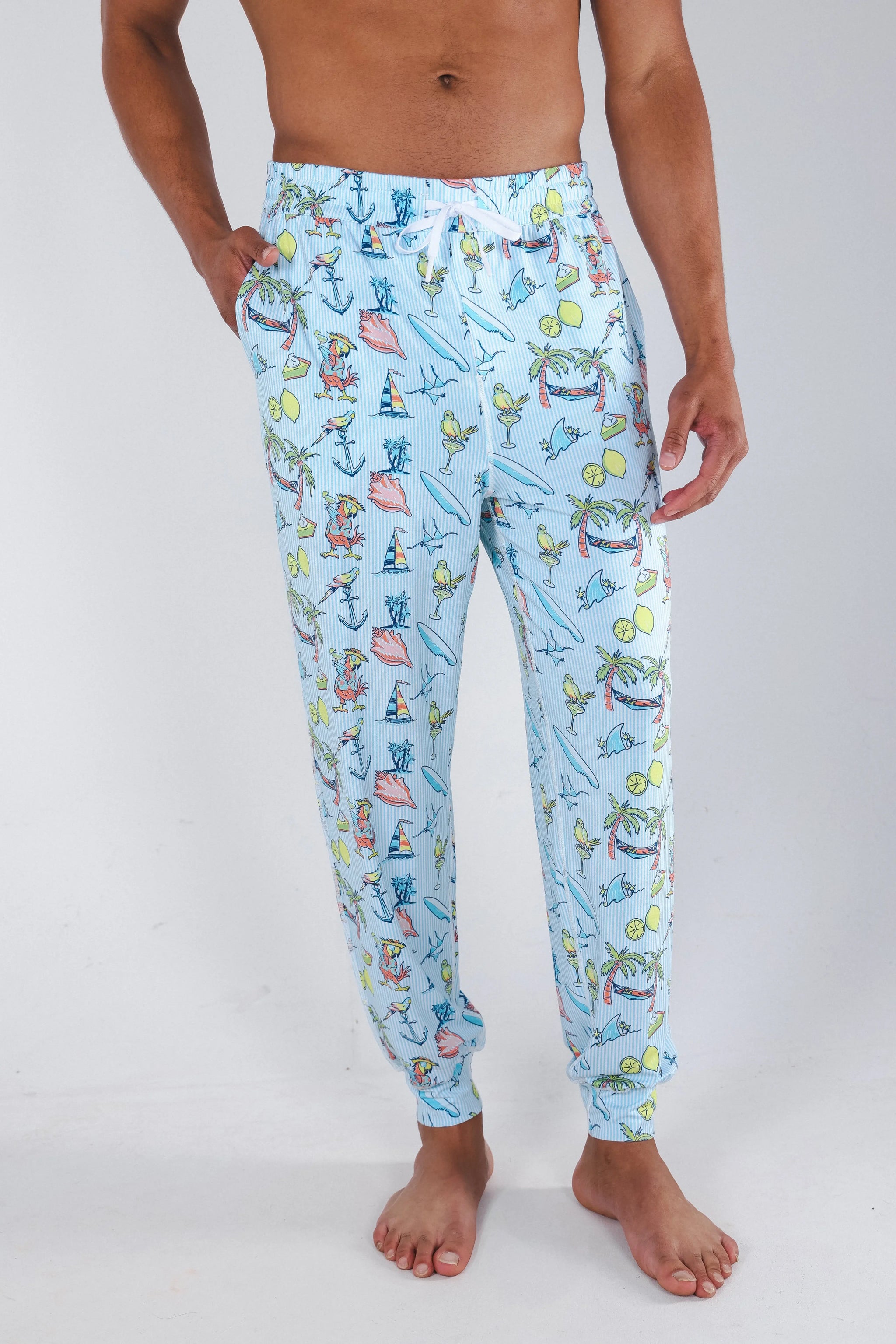 The Boat Drinks | Shinesty x Margaritaville® SleepDeep™ Men’s Pajama Joggers - Shinesty - Flyclothing LLC