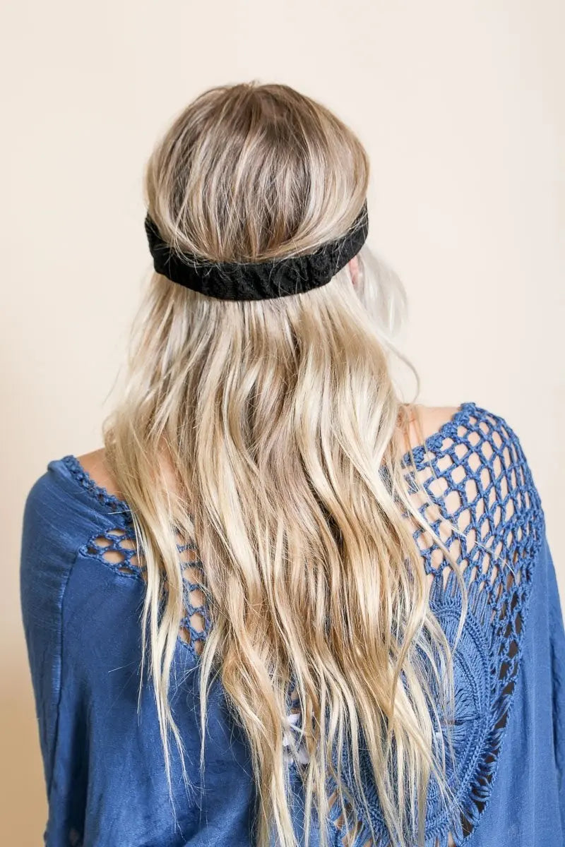 Bohemian Lace Headwrap - Boho Clothing and Accessories - Flyclothing LLC