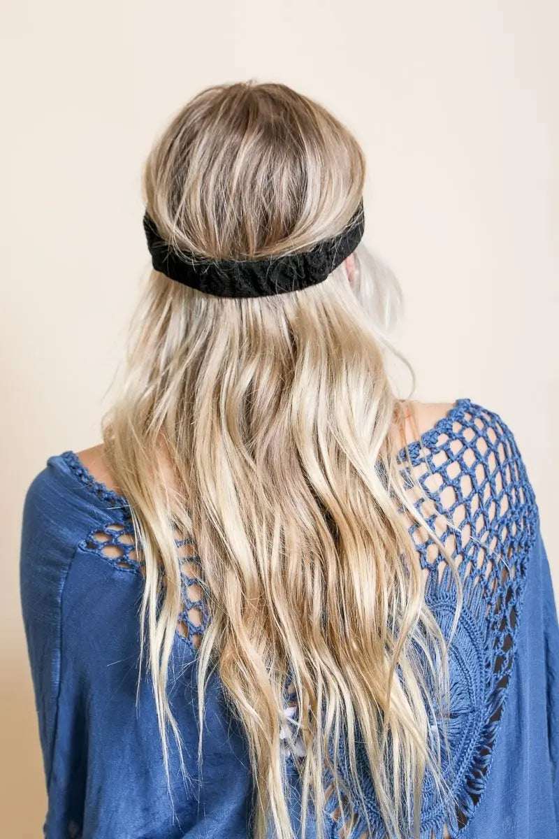 Bohemian Lace Headwrap - Boho Clothing and Accessories - Flyclothing LLC