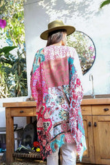 Boho Patchwork Kimono - Boho Clothing and Accessories - Flyclothing LLC