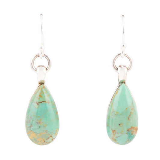 Bold Blue Turquoise and Sterling Silver Drop Earrings - Barse Jewelry - Flyclothing LLC