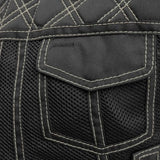 Bonnie Moto Mesh Women's Motorcycle Vest - Diamond Quilt - First Manufacturing Company - Flyclothing LLC