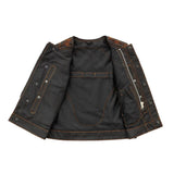 Bonnie Moto Mesh Women's Motorcycle Vest - Diamond Quilt - First Manufacturing Company - Flyclothing LLC