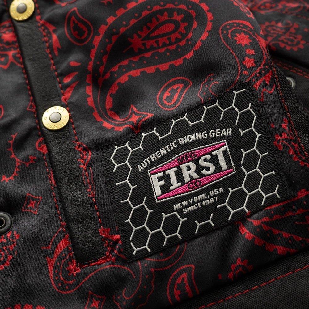 Bonnie - Women's Motorcycle Leather Vest - Diamond Quilt - First Manufacturing Company - Flyclothing LLC