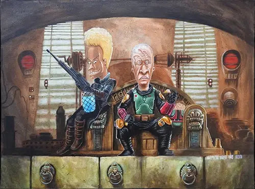 Black Market Art Company The Book of Beavis Fett Print - Black Market Art Company - Flyclothing LLC