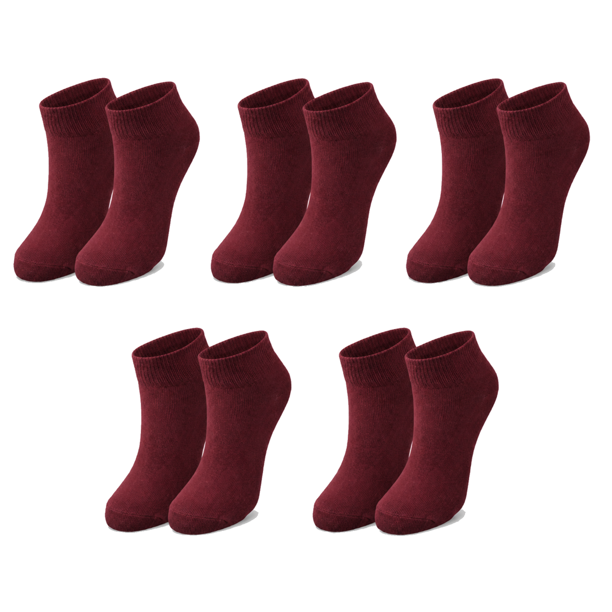 tittimitti® Kids’ 98% Organic Cotton Ankle Socks 5-Pack – Ages 1–12 - tittimitti - Flyclothing LLC