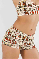 The Bottomless Blackjack | Vintage Playing Cards Modal Boyshort Underwear - Shinesty - Flyclothing LLC