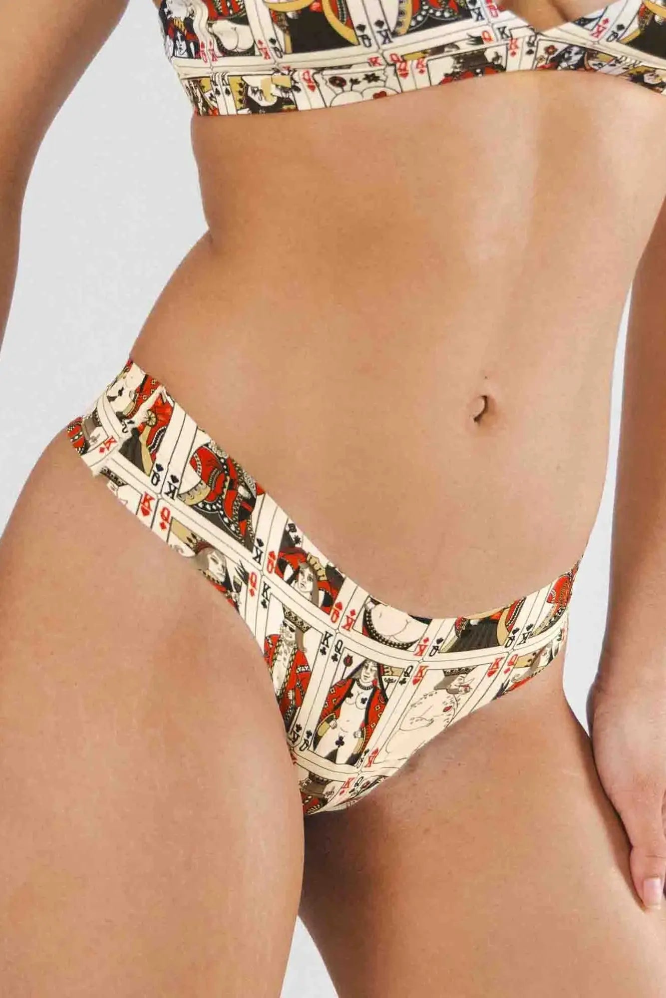 The Bottomless Blackjack | Vintage Playing Cards Seamless Thong - Shinesty - Flyclothing LLC