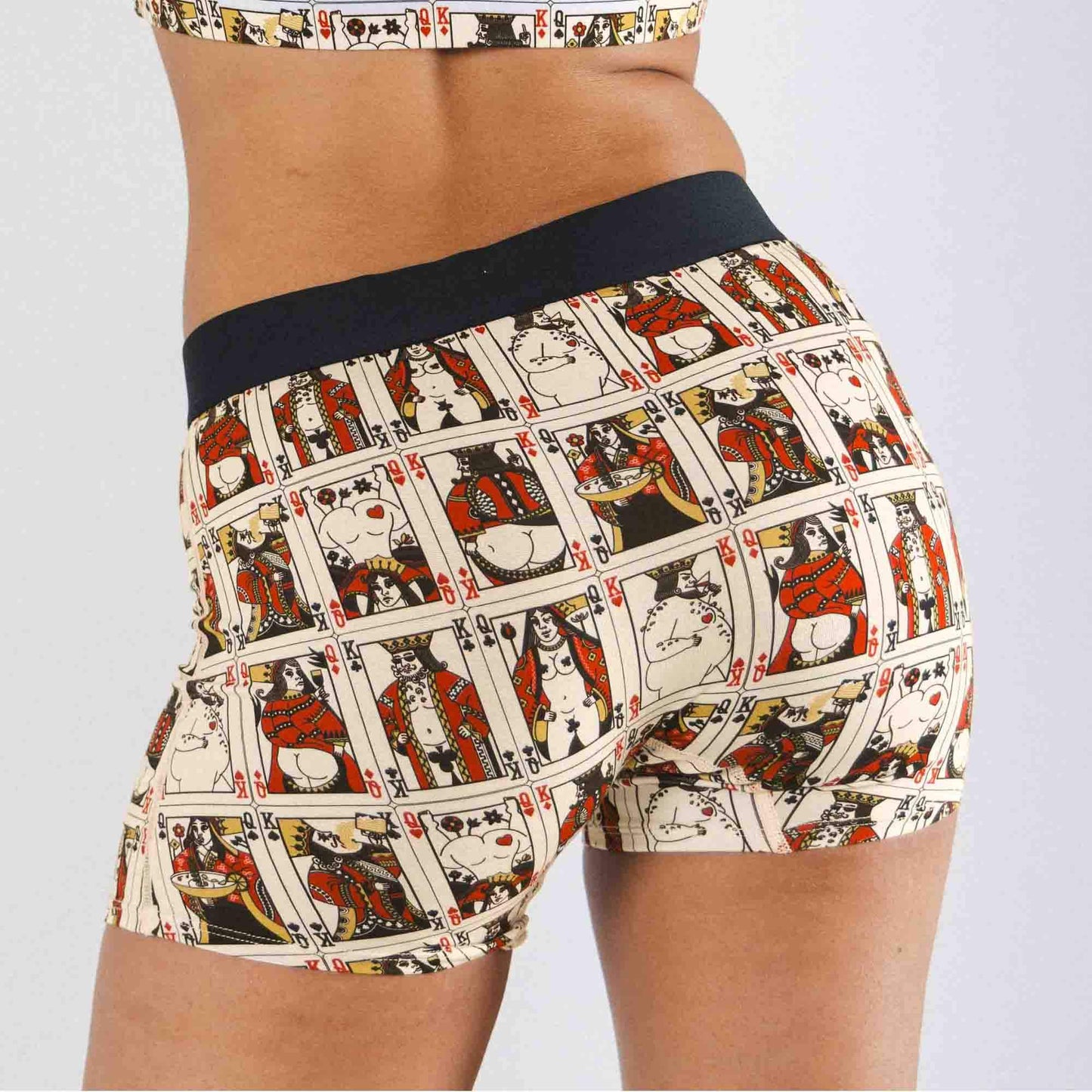 The Bottomless Blackjack | Vintage Playing Cards Women’s Boxers - Shinesty - Flyclothing LLC