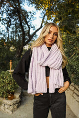 Boucle Vertical Knit Scarf - Boho Clothing and Accessories - Flyclothing LLC