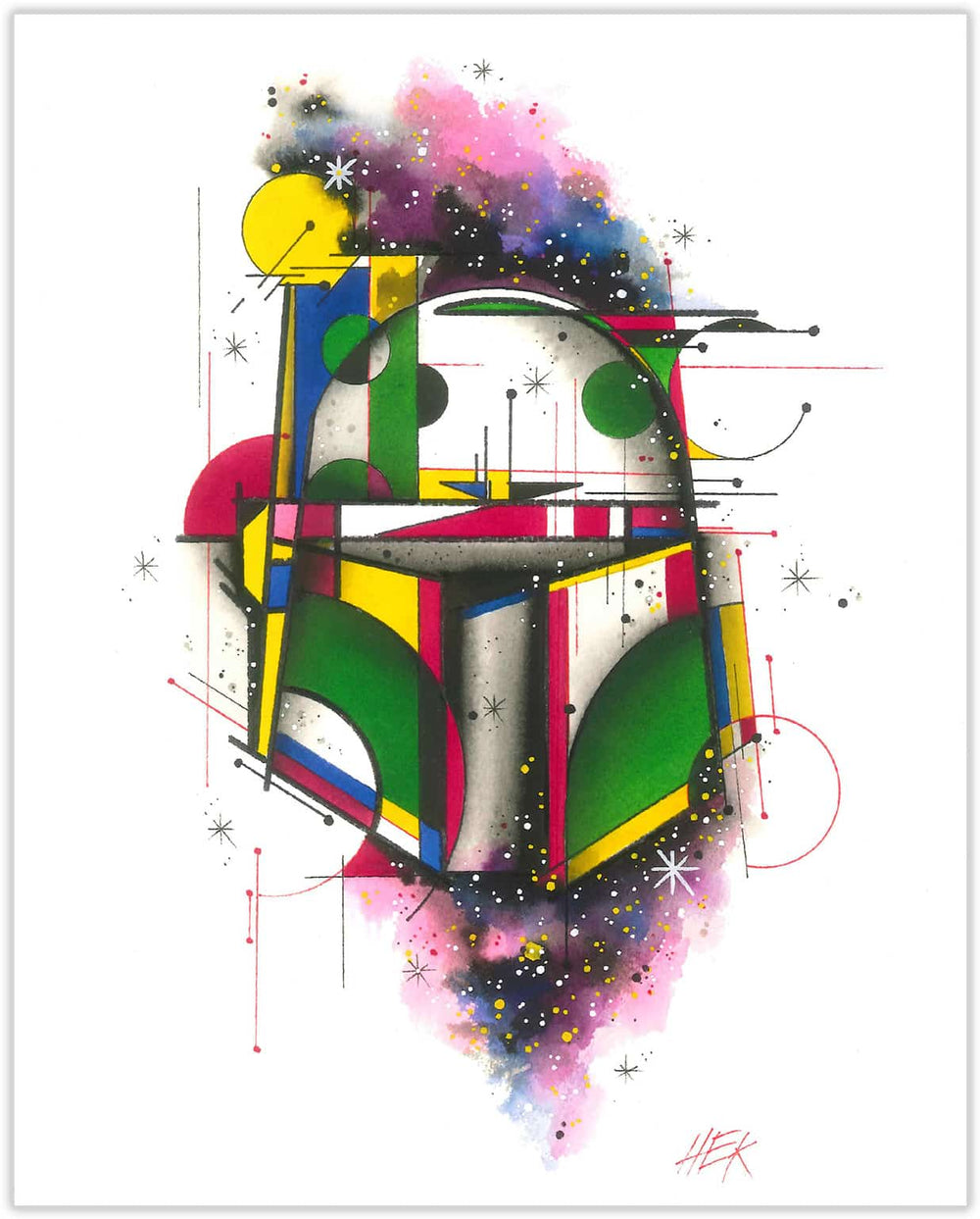 Black Market Art Company Bounty Hunter Print