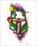Black Market Art Company Bounty Hunter Print