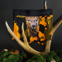 The Bambi Bunchers | Camo Deer Boy's Boxer Briefs - Shinesty