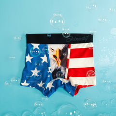 The Mascot | American Flag Boy's Boxer Briefs - Shinesty