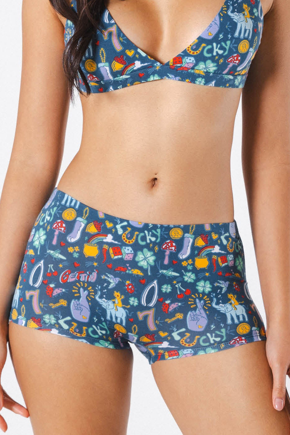 The Lucky Duck | Lucky Symbols Modal Boyshort Underwear