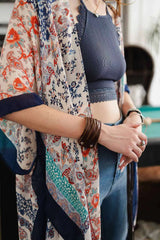 Braided Leather Cuff Bracelet w/ Adjustable Clasp - Boho Clothing and Accessories - Flyclothing LLC