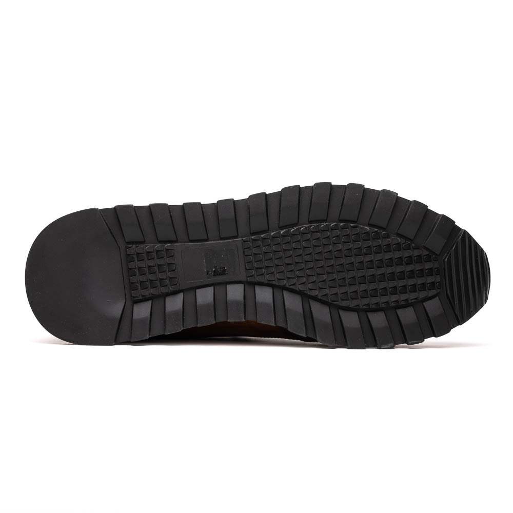 65-355-BRN BRAVO Hand Finished Trainer Cognac / Black - Zelli Italia - Flyclothing LLC