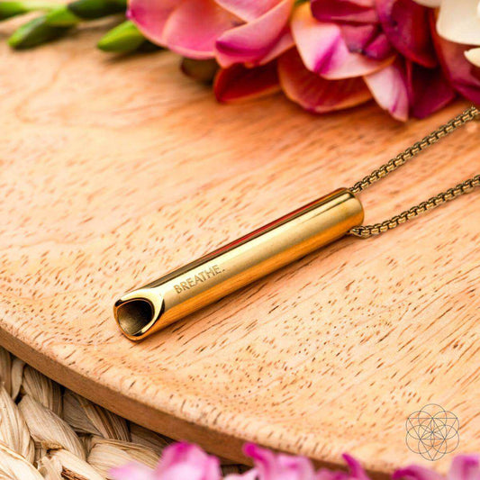 BREATHE. and Cycle Breaker - Mindfulness Breathing Necklaces - Conscious Items - Flyclothing LLC