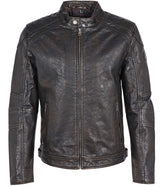 Brent CF Leather Jacket, Black