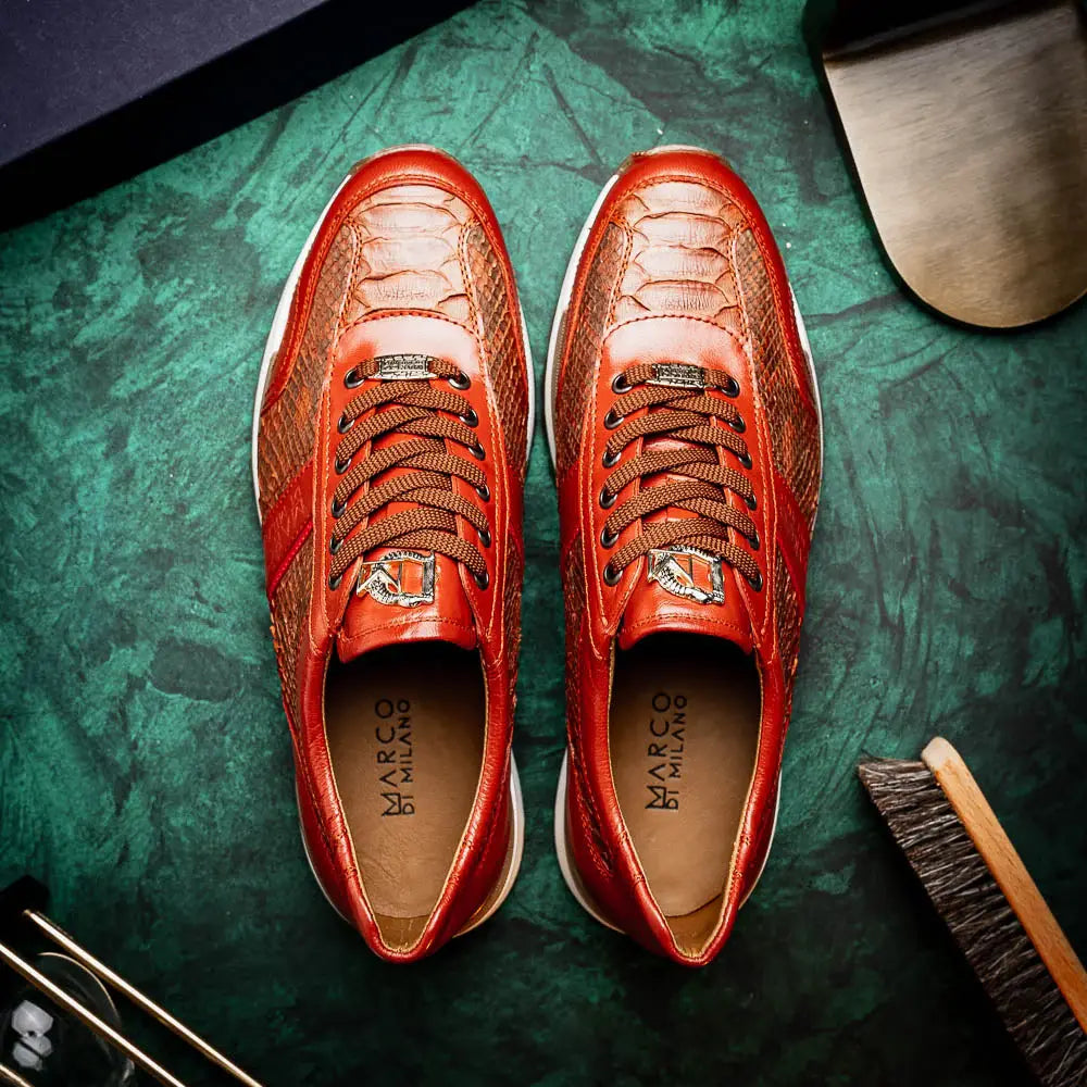 Brescia Antique Cognac - Marco Di Milano - Flyclothing LLC