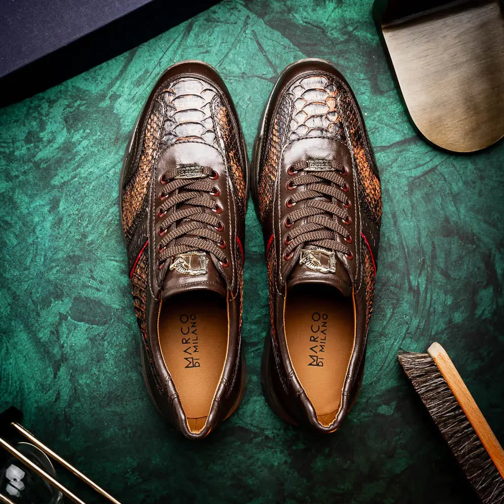 Brescia Washed Cognac - Marco Di Milano - Flyclothing LLC