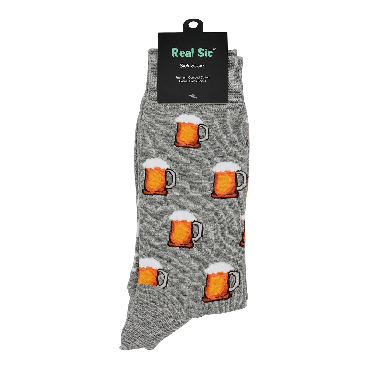 Beer Socks - Comfy Cotton for Men & Women - Real Sic - Flyclothing LLC