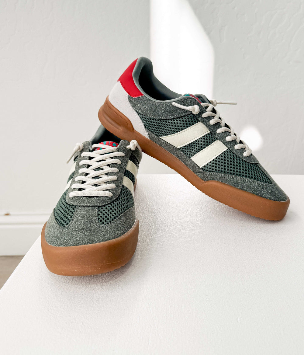 Brita Sneaker in Green - Naughty Monkey - Flyclothing LLC