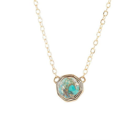 Bronze Infused Turquoise Necklace - Barse Jewelry - Flyclothing LLC