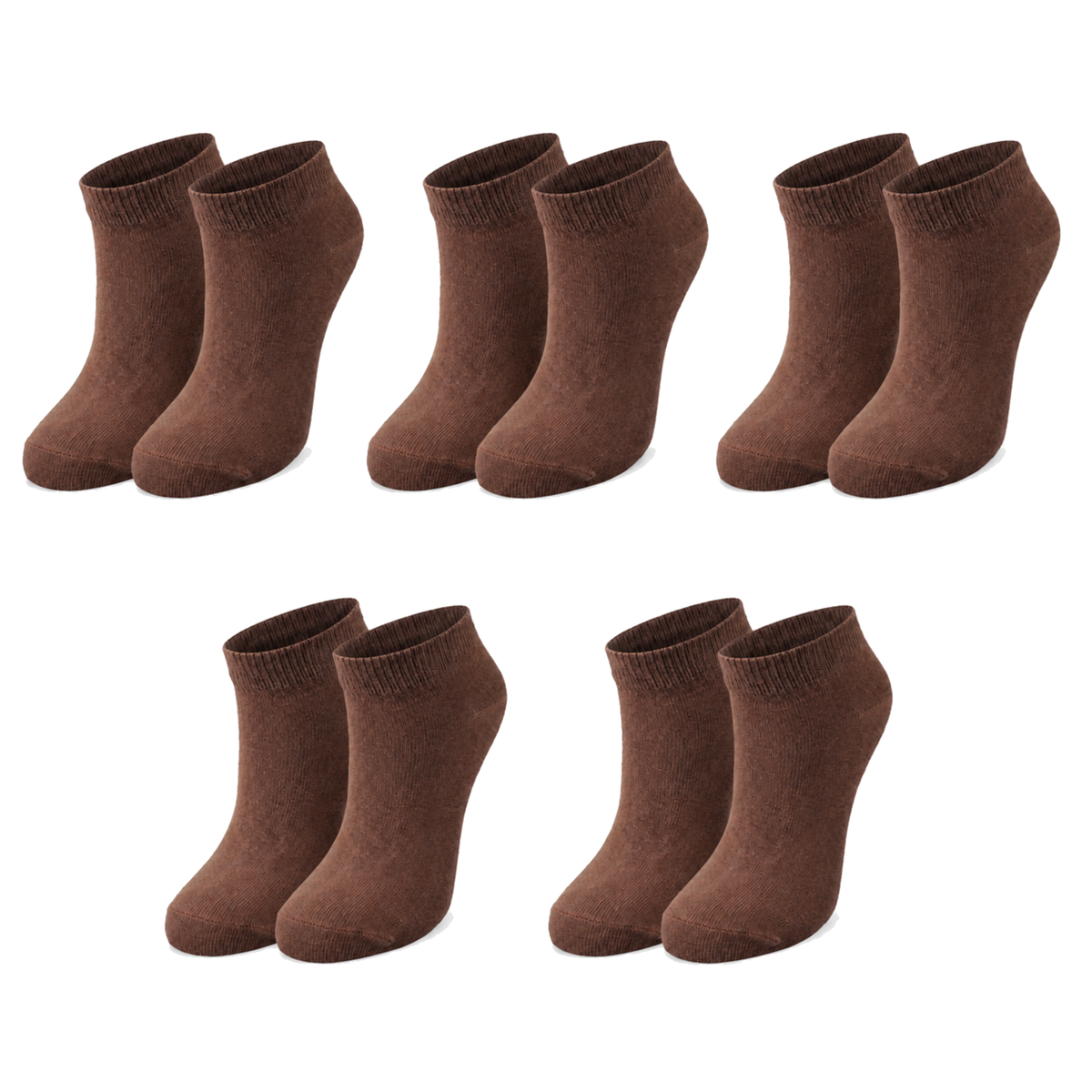 tittimitti® Kids’ 98% Organic Cotton Ankle Socks 5-Pack – Ages 1–12 - tittimitti - Flyclothing LLC