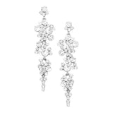 Bubble Stone Cluster Dangle Evening Earrings - Madeline Love - Flyclothing LLC